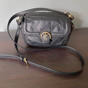 Coach Campbell Black Crossbody Camera Bag